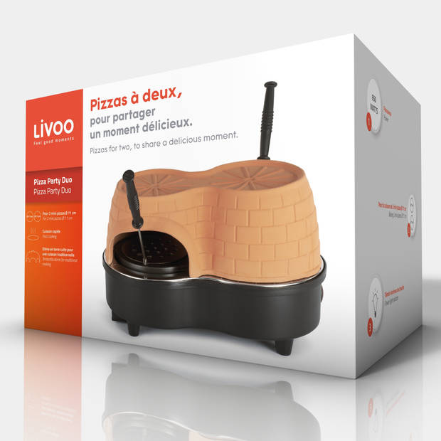 Livoo pizza party duo - pizzaoven