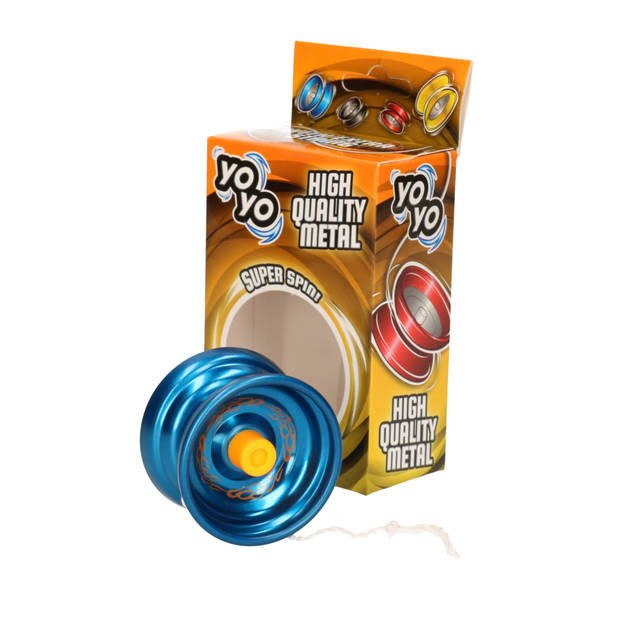 Blauwe speelgoed jojo voor kinderen en volwassenen - Jojo