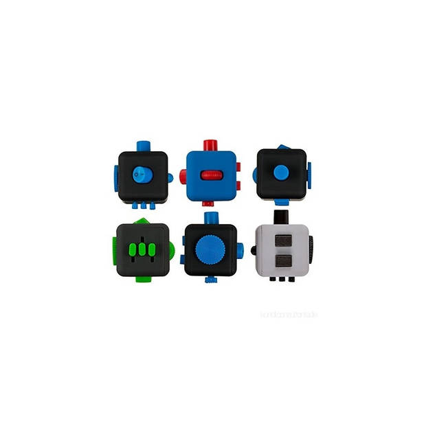 Banzaa Fidget Cube – Wriemelkubus –Anti-Stress Speelgoed – Wriemel Stick – Wit Zwart