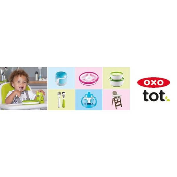 OXO tot Sippy beker met handvaten (200 ml) - Pink set van 4