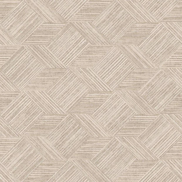 Evergreen Behang Wicker Natural beige