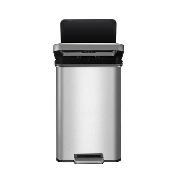 EKO - Cozy pedaalemmer 45 liter, EKO - Stainless steel Plastic - mat RVS