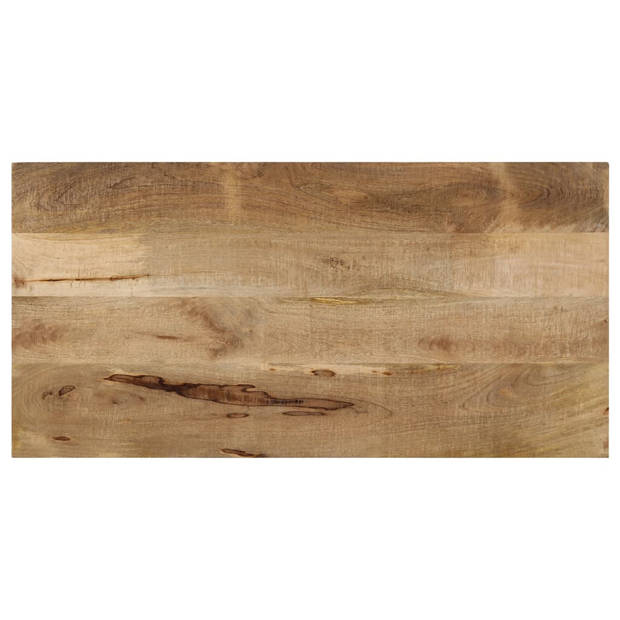 vidaXL Eettafel 120x60x76 cm massief mangohout