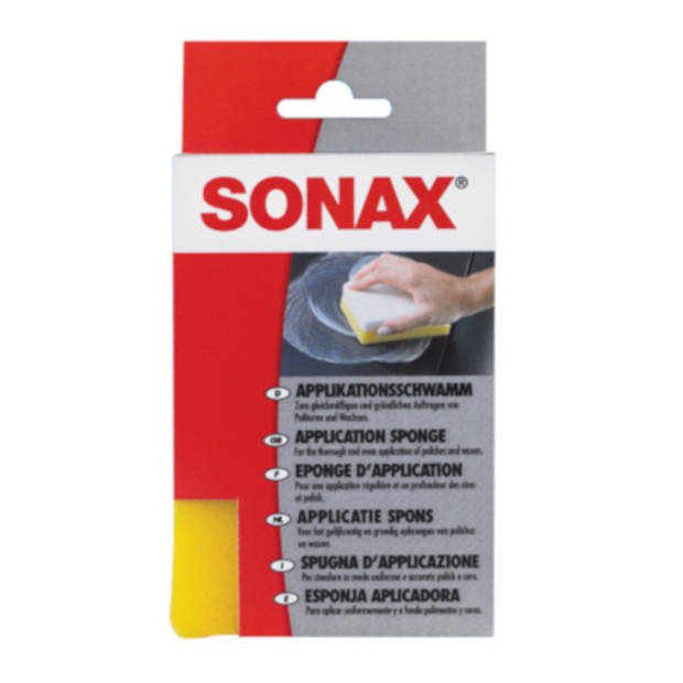 Sonax applicatiespons 15 cm geel/wit