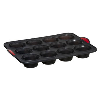 Blokker 4goodz Siliconen Bakvorm 12 Muffins met vaste randen - 33x23x35 cm aanbieding