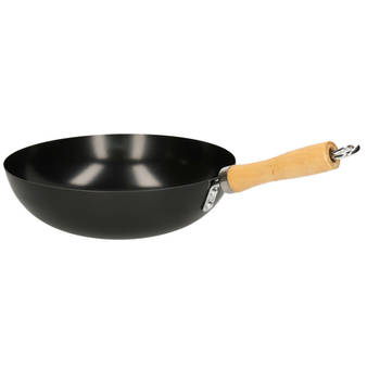 Zwarte wokpan voor alle hittebronnen 28 cm - Wokpannen