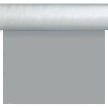 Zilver thema versiering papieren tafelkleed/tafelloper/placemats op rol 40 x 480 cm bruiloft/trouwerij - Placemats