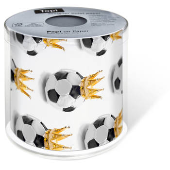 Voetbal toiletpapier 3 laags - Fopartikelen
