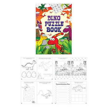 Uitdeelcadeautjes - Puzzelboeken - Model: Dinosaurus (48 stuks)