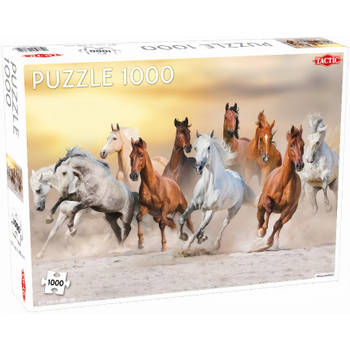 Tactic legpuzzel Wild Horses 67 x 48 cm karton 1000 stukjes