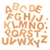 Houten letters 26 stuks 2,5 cm - Hobbydecoratieobject