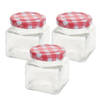 24x stuks Jam potje met draaideksel 75 ml - Weckpotten