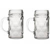 2x Bierpullen/Bierglazen van 1 liter - Bierglazen