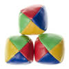 3x Gekleurde jongleerballetjes/ballengooi ballen - Jongleervoorwerpen