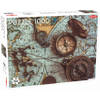 Tactic legpuzzel Vintage Sea Map 67 x 48 cm karton 1000 stukjes