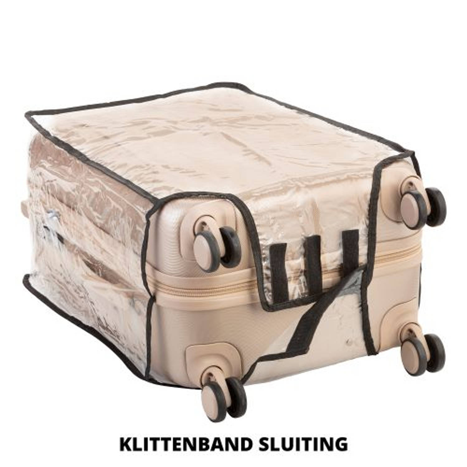 expositie Voorstel tiran CarryOn Kofferhoes - Beschermhoes koffer - Luggage Cover Medium -  Transparant | Blokker
