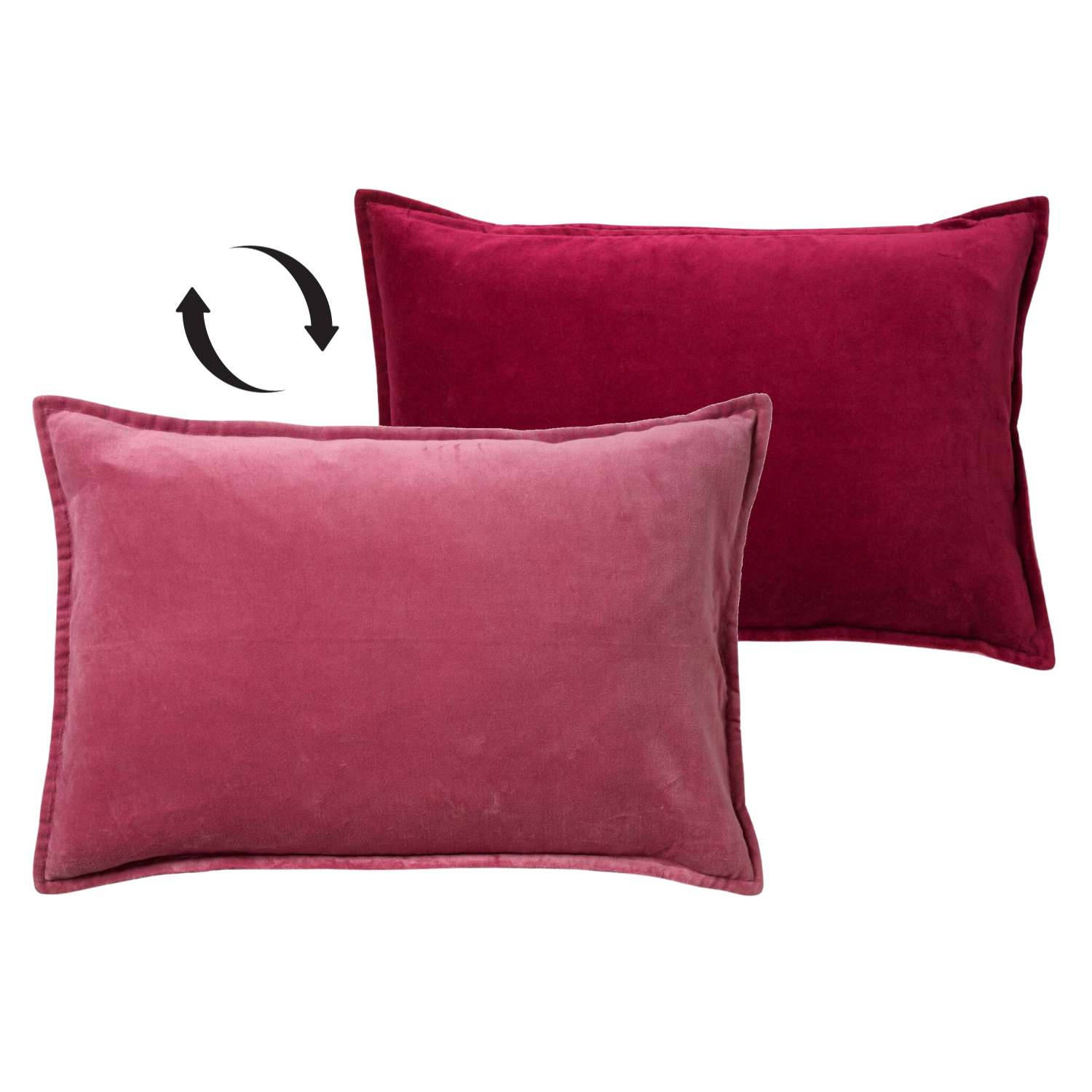 Kussenhoes Fay 40x60 Red Plum