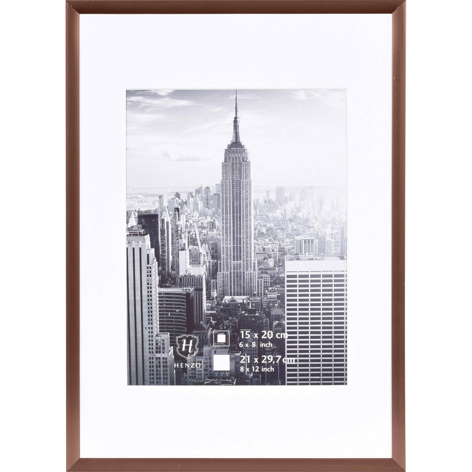 Henzo Fotolijst - Manhattan - Fotomaat 21x30 cm - Brons