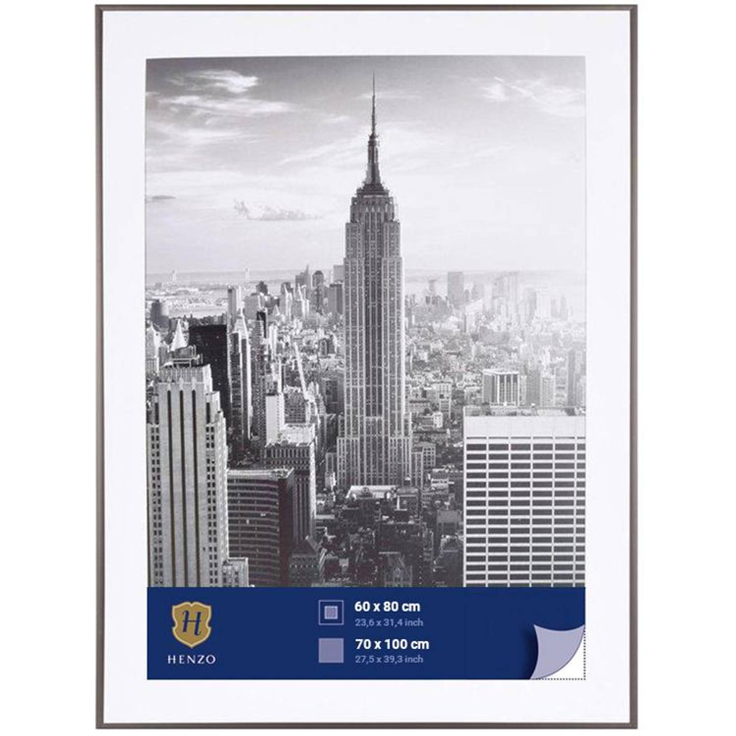 Fotolijst - Henzo - Manhattan - Fotomaat 70x100 cm - Brons