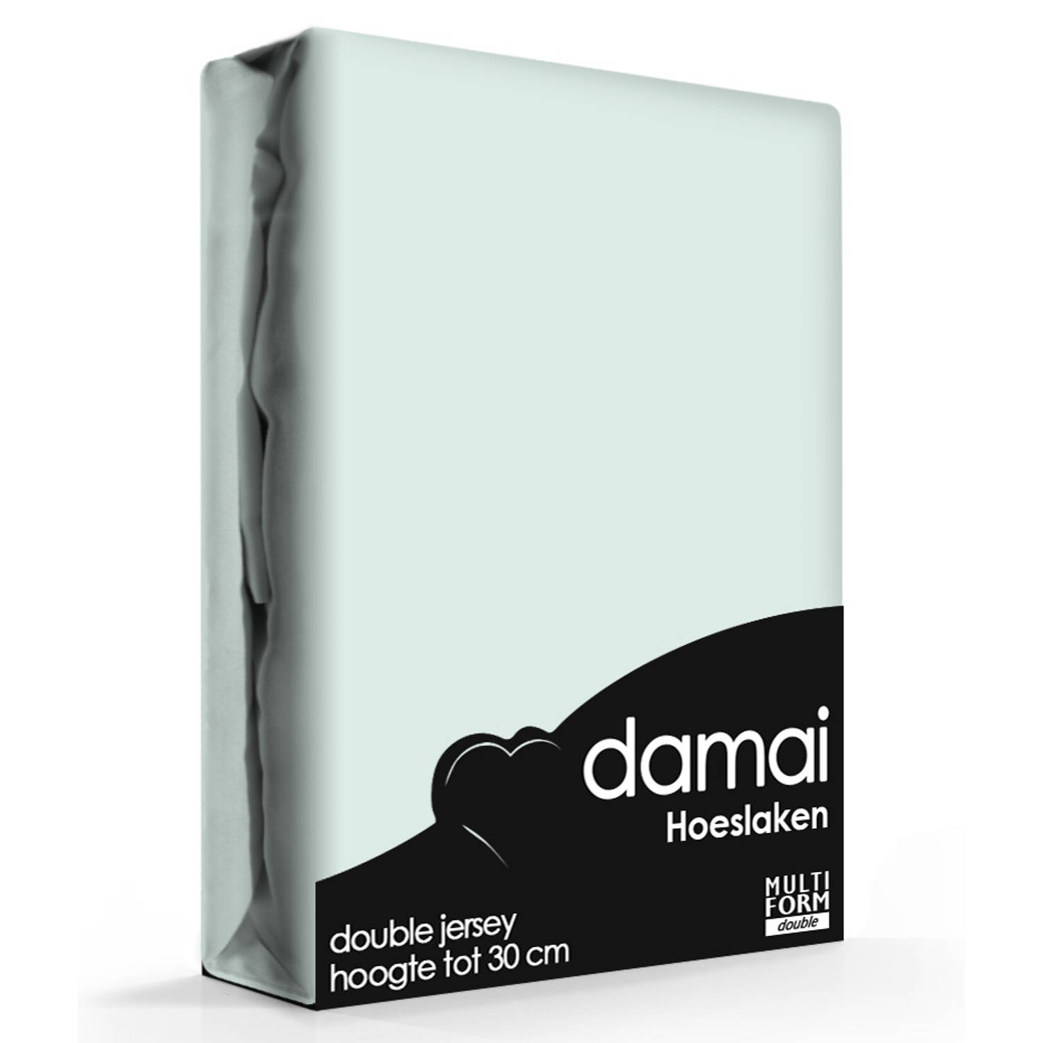 Damai Multiform Double Jersey Hoeslaken Aqua-160/180 x 200/220 cm