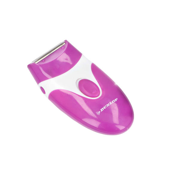 Dunlop Ladyshave -Scheerapparaat voor Vrouwen - Afgerond Scheerblad - op Batterijen (2xAAA excl.)