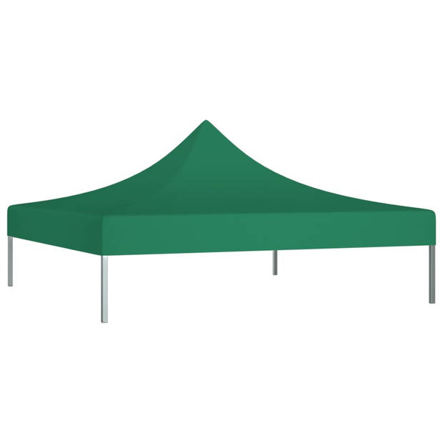 vidaXL Partytentdak 270 g/m² 3x3 m groen