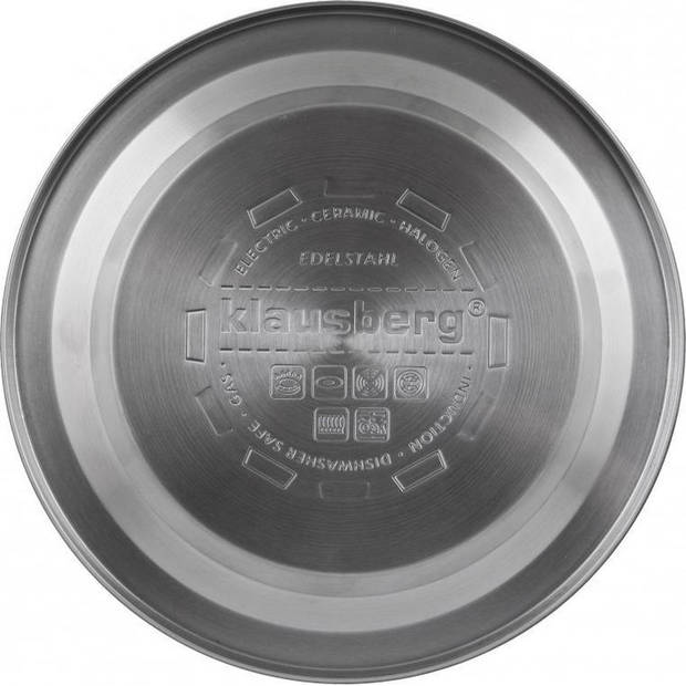 Klausberg KB-7259 fluitketel - 3L - rvs - alle warmtebronnen