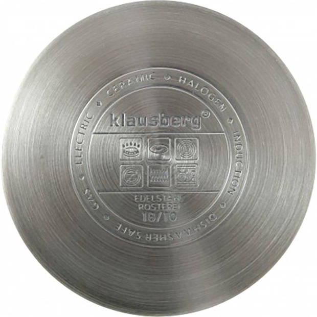 Klausberg KB-7262 fluitketel - 3L - rvs - alle warmtebronnen