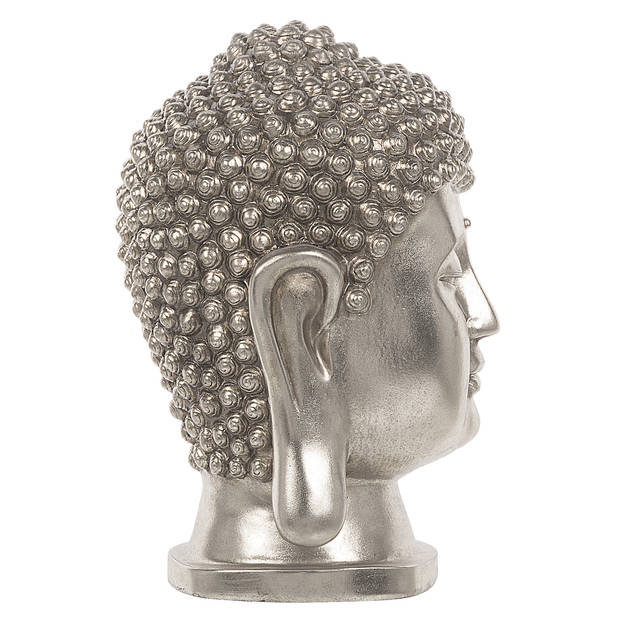 Beliani BUDDHA - Decoratief accessoire-Zilver-Polyresin