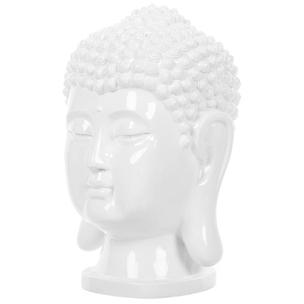 Beliani BUDDHA - Decoratief accessoire-Wit-Polyresin