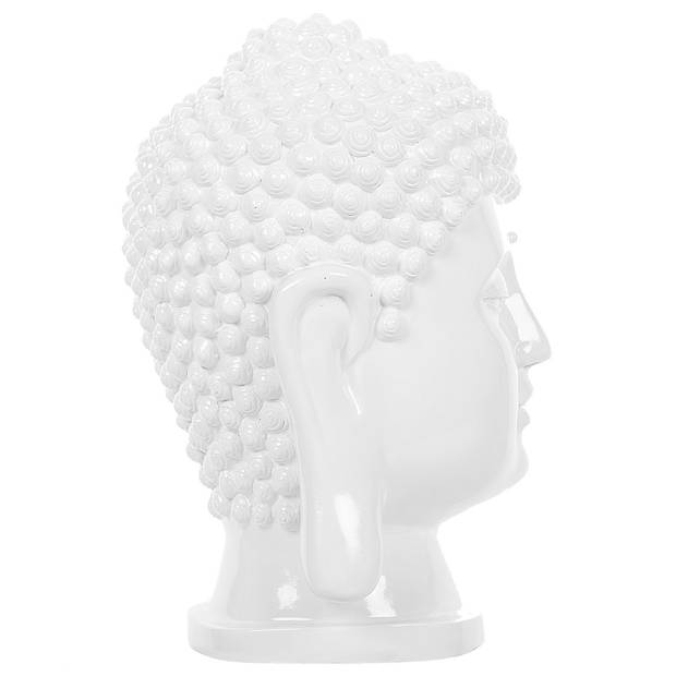 Beliani BUDDHA - Decoratief accessoire-Wit-Polyresin