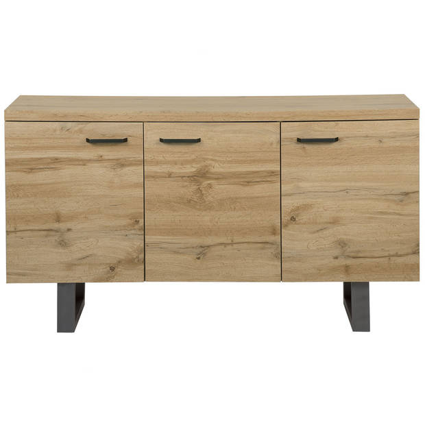 Beliani TIMBER - Sideboard-Lichte houtkleur-MDF