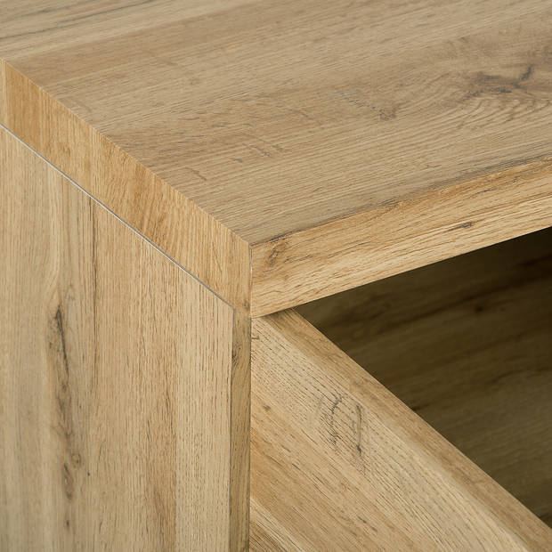 Beliani TIMBER - Sideboard-Lichte houtkleur-MDF