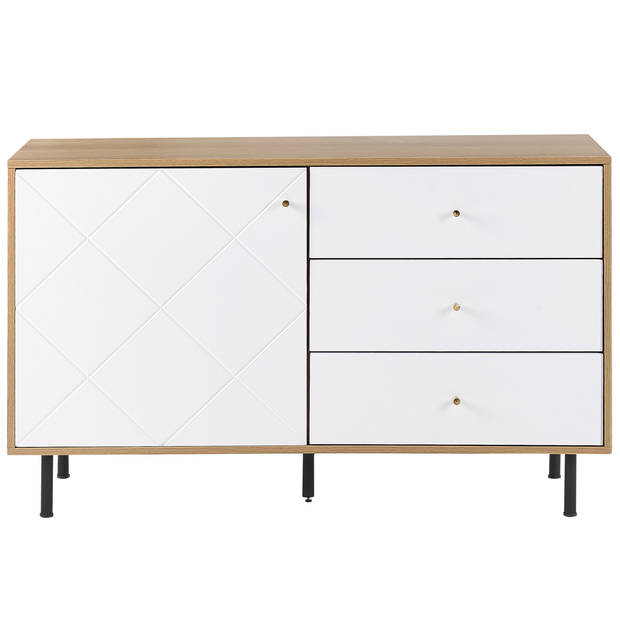 Beliani PALMER - Sideboard-Wit-MDF