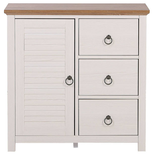 Beliani KIRKLAND - Sideboard-Beige-MDF, Vezelplaat