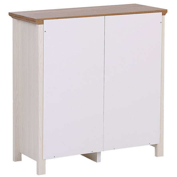 Beliani KIRKLAND - Sideboard-Beige-MDF, Vezelplaat