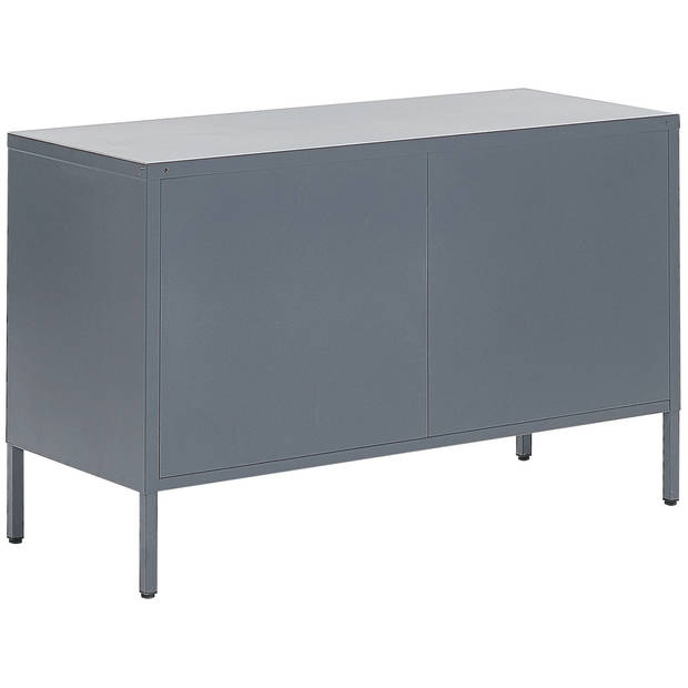 Beliani URIA - Sideboard-Grijs-Staal