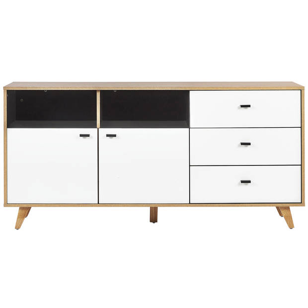 Beliani ILION - Sideboard-Lichte houtkleur-Vezelplaat