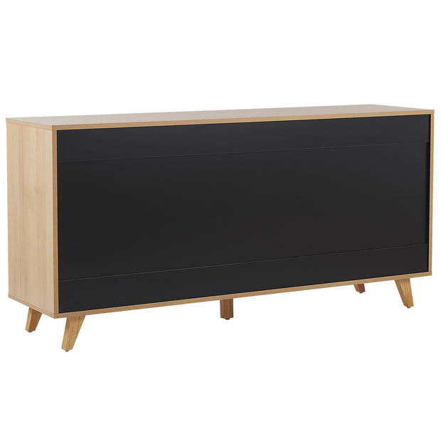 Beliani ILION - Sideboard-Lichte houtkleur-Vezelplaat