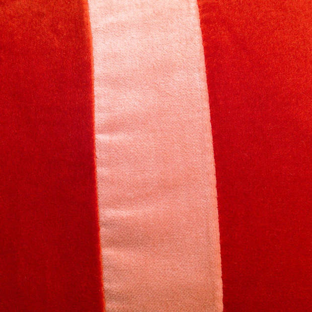 Dutch Decor - PIPPA - Sierkussen velvet Aurora Red 30x50 cm - rood