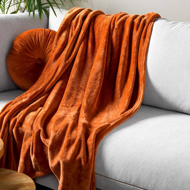 Dutch Decor - SIDNEY - Plaid 140x180 cm - Fleece deken van 100% gerecycled polyester – superzacht - Eco Line collectie -