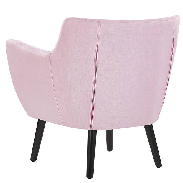 Beliani DRAMMEN - Fauteuil-Roze-Polyester