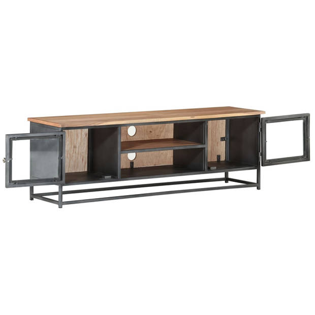 The Living Store TV-kast Houten - 120 x 30 x 40 cm - Massief Acaciahout