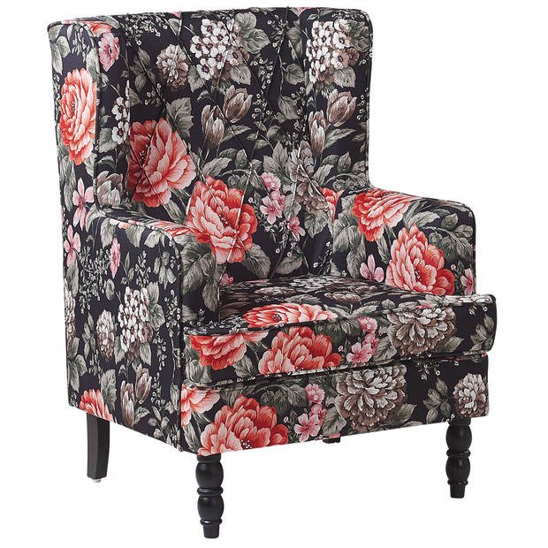 Beliani SANDSET - Fauteuil-Zwart-Polyester