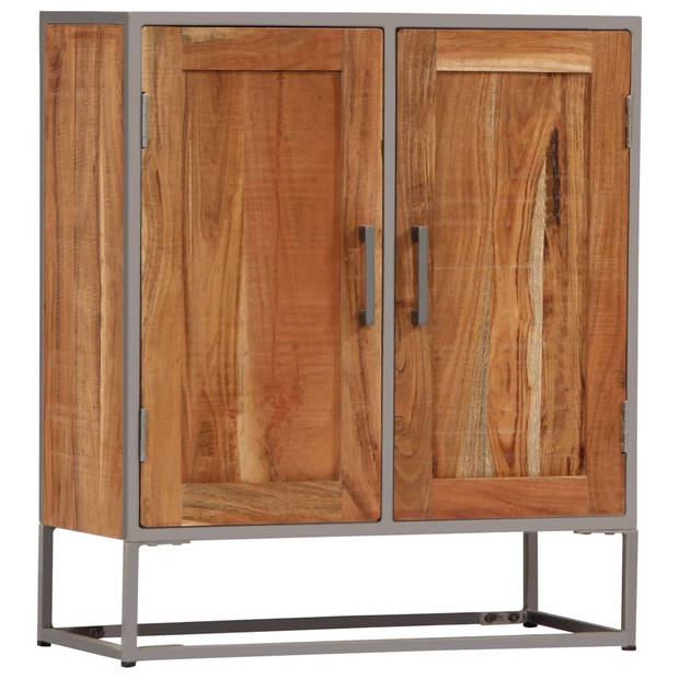 The Living Store Retro Dressoir - Massief Acaciahout - 65 x 30 x 75 cm - Vintage stijl