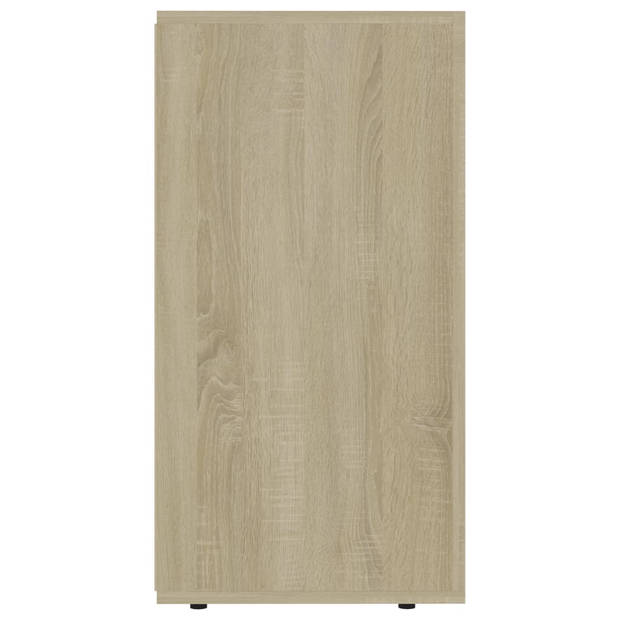 vidaXL Dressoir 120x36x69 cm bewerkt hout sonoma eikenkleurig