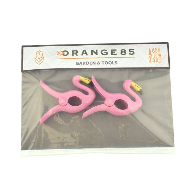 Orange85 Knijpers voor Strandlaken - Flamingo - Roze - 2 Stuks - Klemmen