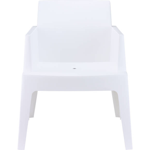 VDG Siesta Box stapelbare stoel - Wit