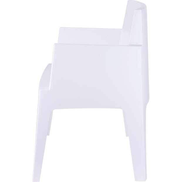 VDG Siesta Box stapelbare stoel - Wit