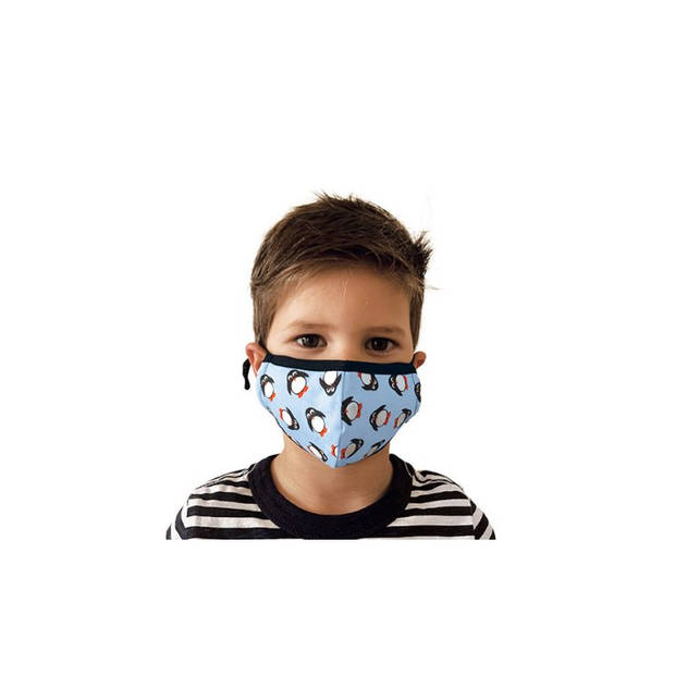 DreamBaby gezichtsmasker of mondkapje voor kinderen Pinguïn 2 stuks